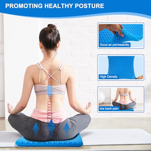 Large Cooling Gel Seat Cushion with Non-Slip Cover T992378