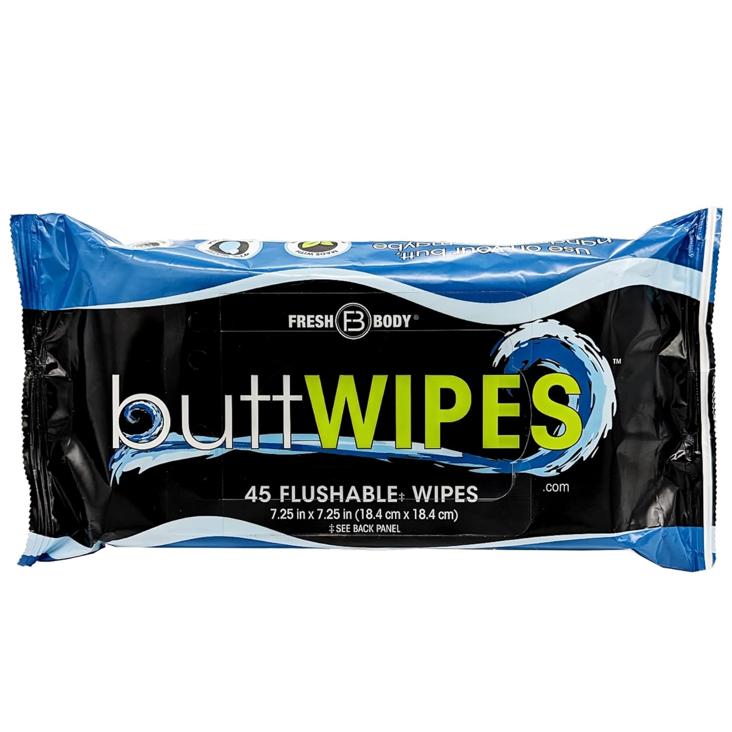 Flushable Wipes (1 Pack, 45 wipes) Q288572