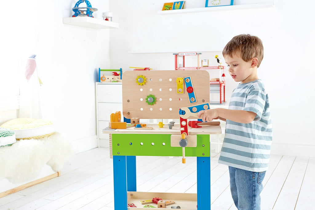 Wooden Toolbench Pretend Builder Set D542