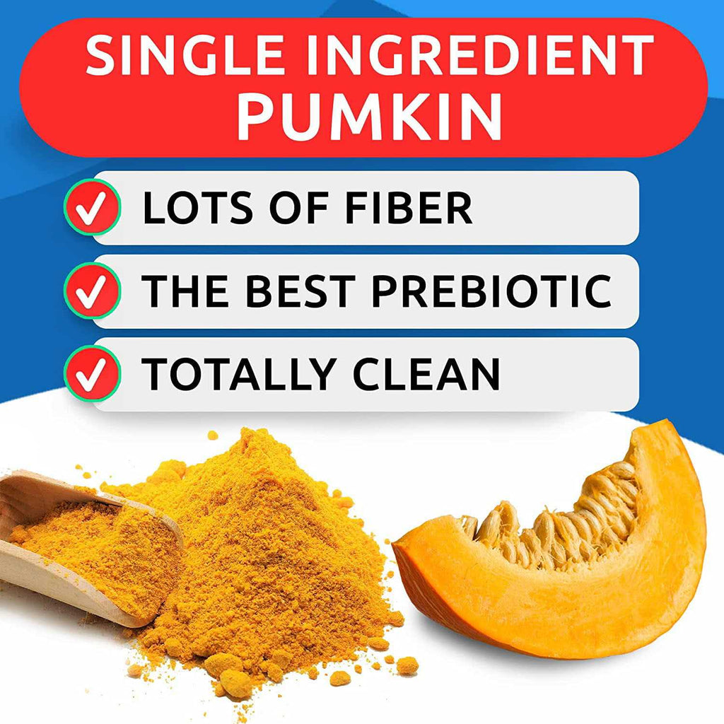 Pumpkin Powdered Fiber Supplement for Dogs 8.1oz S394