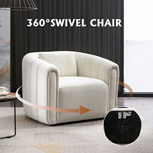 Green Velvet Swivel Barrel Chair J199