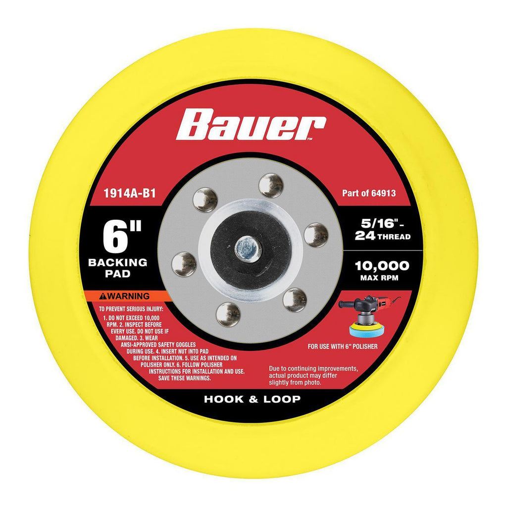 6 in. Hook and Loop Backing Pad B782