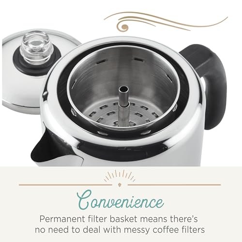 Stainless Steel Coffee Percolator - 8 Cup A50746