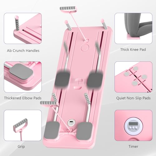 5 in 1 Foldable Pilates Reformer Board J26644