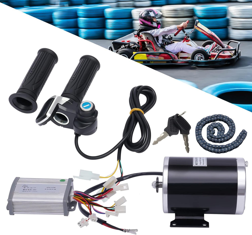 48V 1000W Brush Electric Bicycle Conversion Kit with Controller 3 Speed Gears H9037