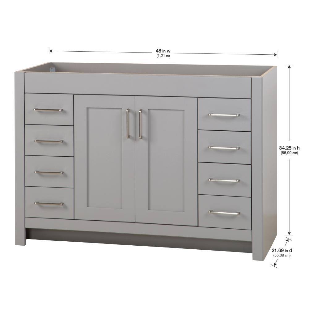 Sterling Gray Bath Vanity Cabinet U425