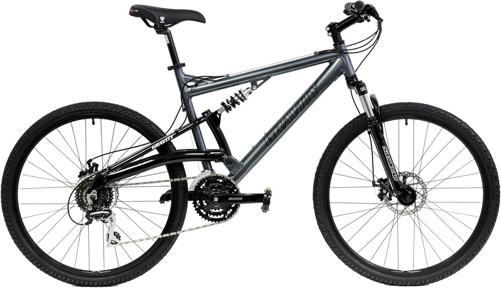 Dual Full Suspension Mountain Bike with Disc Brakes Aluminum Frame M3347