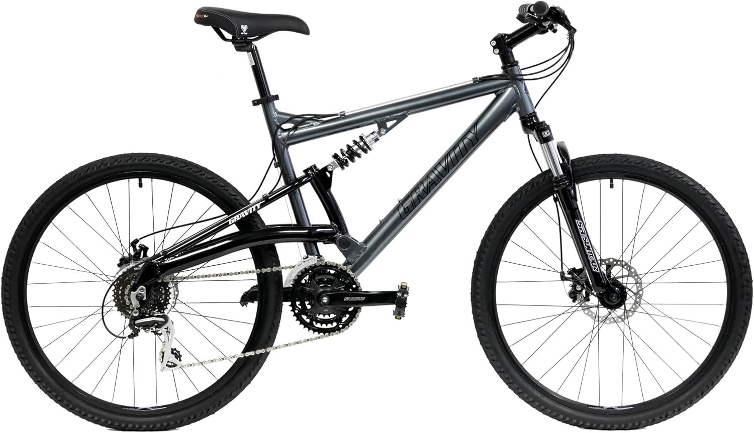 Dual Full Suspension Mountain Bike with Disc Brakes Aluminum Frame M3347