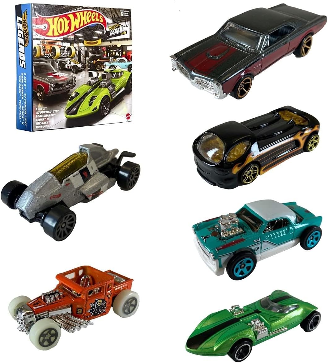 Multipacks of 6 Toy Cars, 1:64 Scale B3792