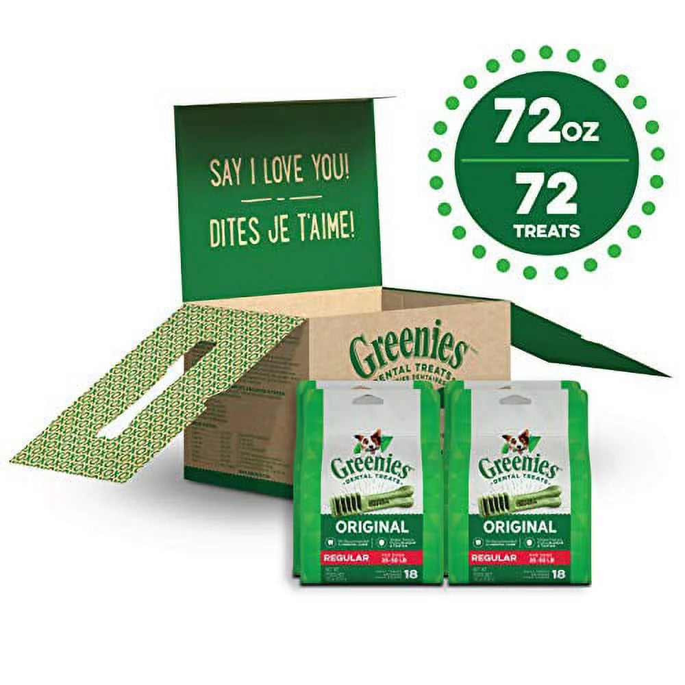 18 oz Pouch (4 Pack) Dental Treats for Dogs G75939