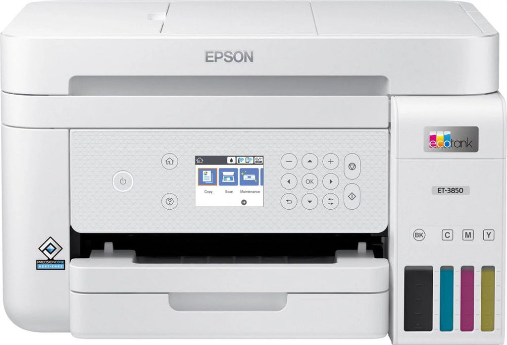 White All-in-One Inkjet Printer with Scanner, Copier J96042