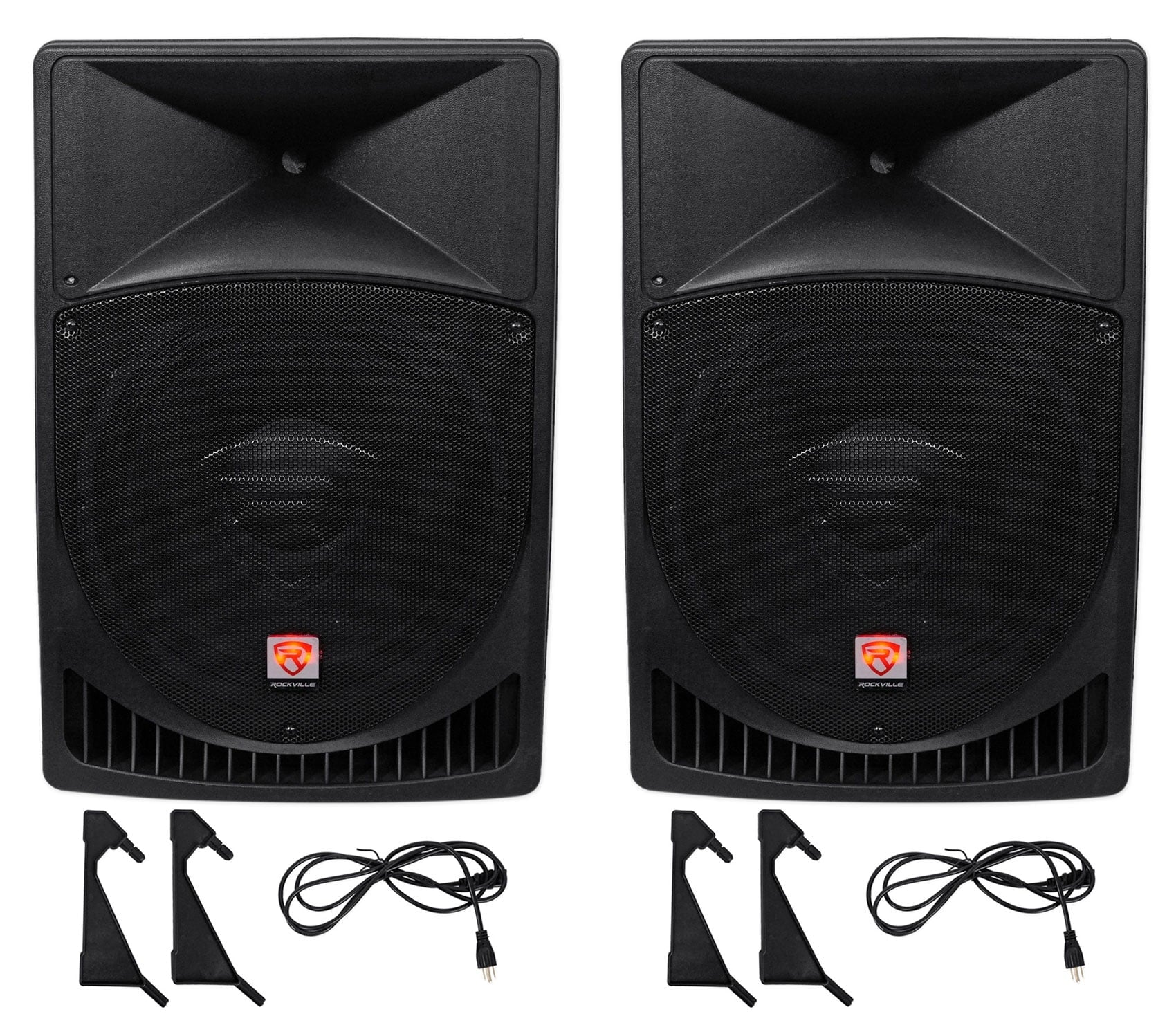 15" Powered Active 2-Way DJ PA Speakers V3190