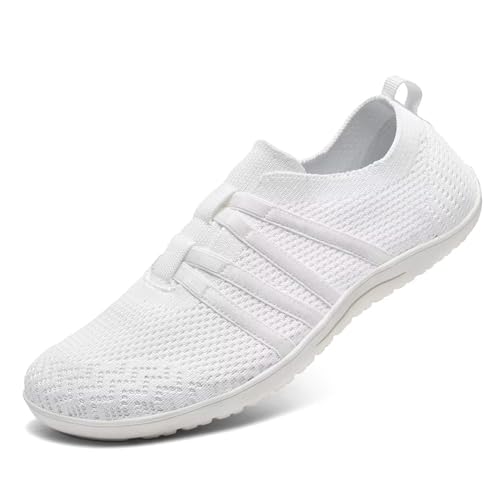 Women's Barefoot Walking Shoes Wide Toe Box Flats Lightweight Trail Running Sneakers T799724