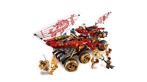 LEGO NINJAGO Land Bounty Toy Truck Building Set with Ninja Minifigures (1,178 Pieces) I99590