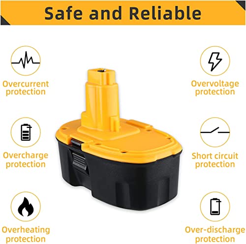 2-Pack 18V 5.0Ah Replacement Battery for 18 Volt XRP Ni-Mh Batteries O305