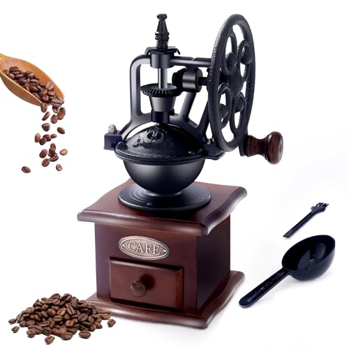 Vintage Wooden Manual Coffee Bean Grinder Z915516
