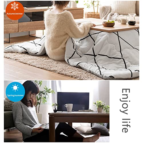Kotatsu Heater Table Set with Quilt Carpet Heater M1391
