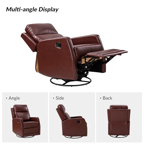 Leather Recliner Chair Set of 2 X93303