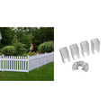 White 36"H x 72"W No Dig Fence Q875687