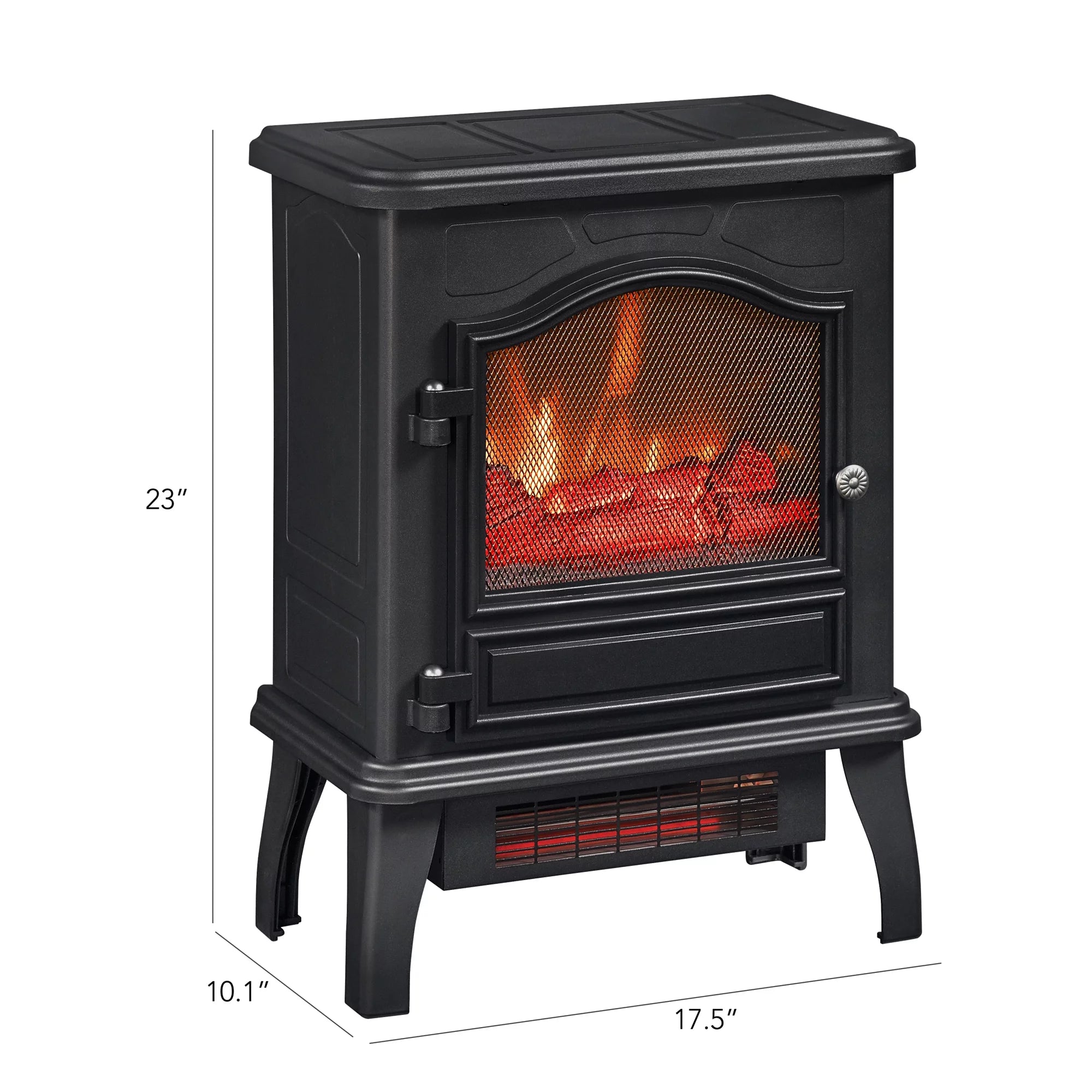 1500W Black Infrared Quartz Electric Stove Heater W7159