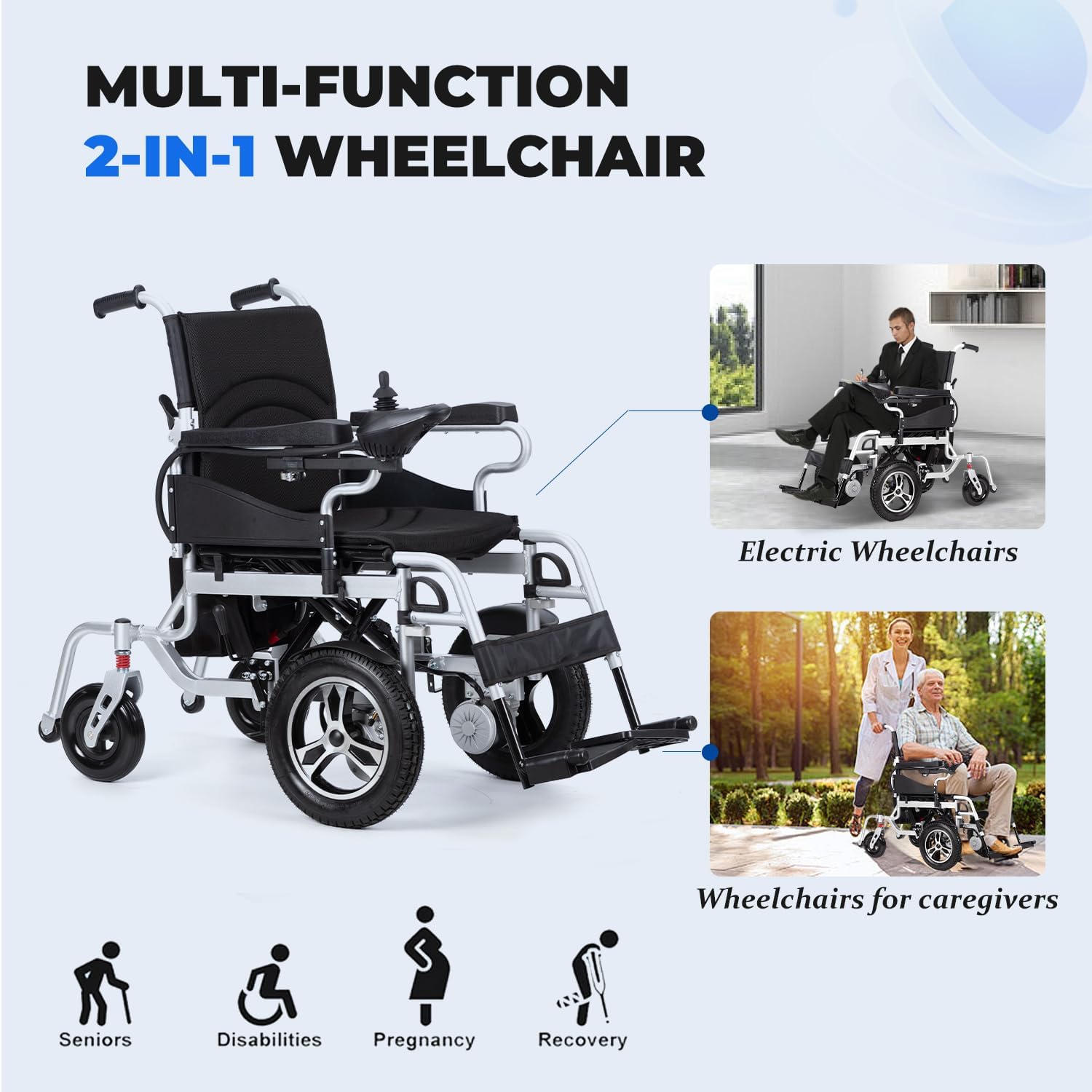 Lightweight Foldable Electric Wheelchair X6209