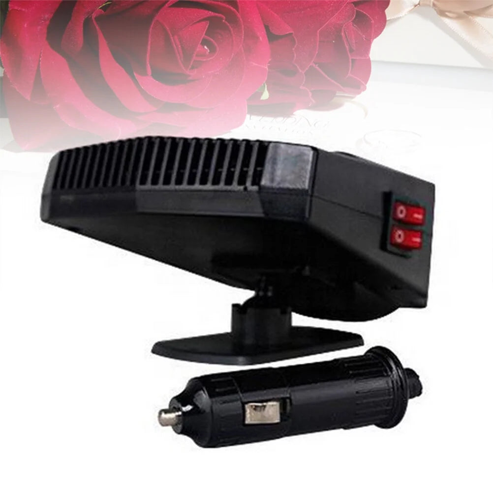 12V 200W Demister Defrosting Electric Heater Fan (Black) M478374