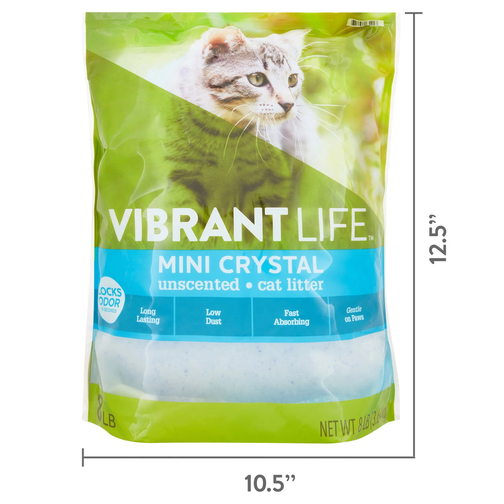 Mini Crystal Unscented Cat Litter, 8 lb B34593