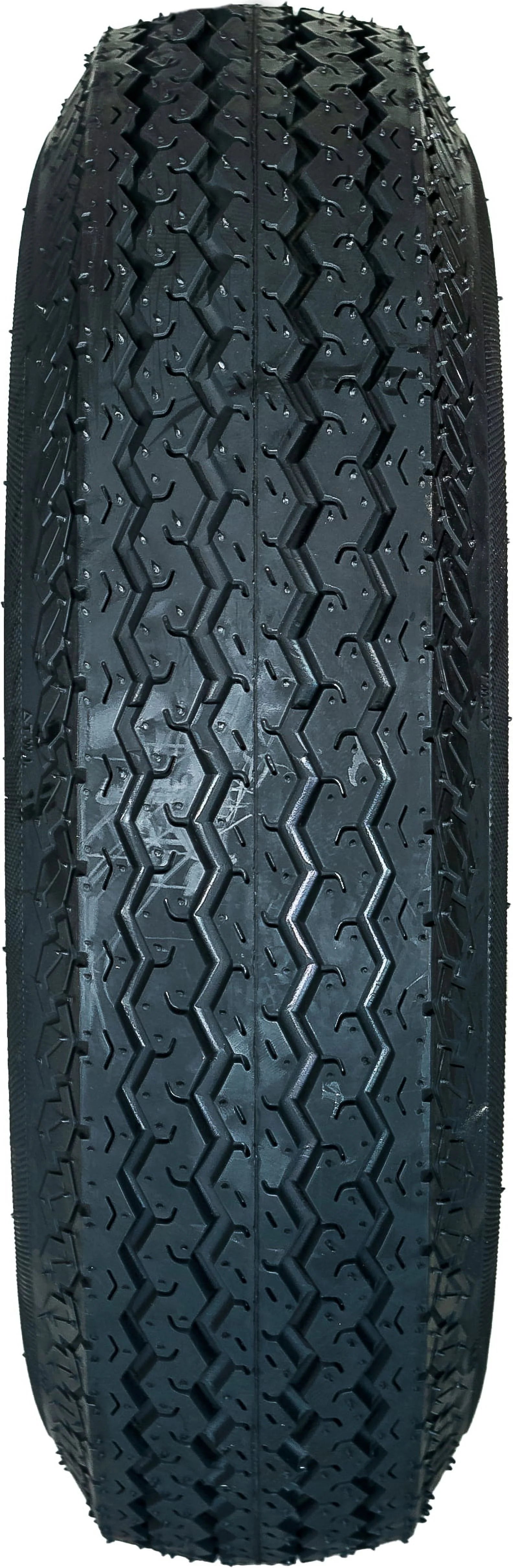 4-Ply 5-Lug Trailer Tire & White Wheel Assembly, 4.80-8 J5310