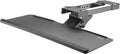 Black Adjustable Ergonomic Slide-Out Keyboard Tray M2488
