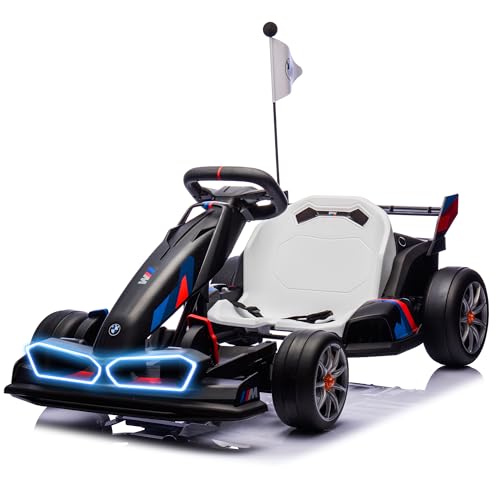 Black Electric Go Kart with Adjustable Seat W788147