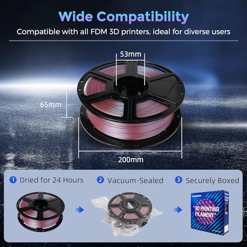 PLA Filament 1.75mm Burnt Titanium 1kg Y48376