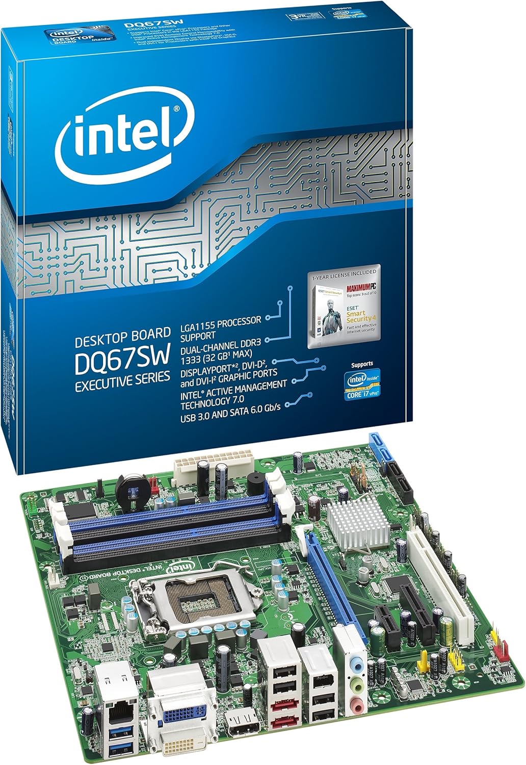 Micro ATX Motherboard with LGA1155 Socket, USB 3.0, Gigabit Ethernet P96755