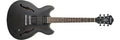 Transparent Black Flat Electric Guitar Y91026