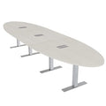 Black Oak 16' Modular Conference Table H821978