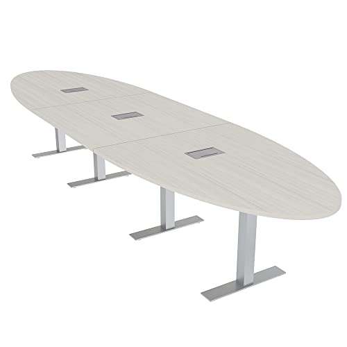 Black Oak 16' Modular Conference Table H821978