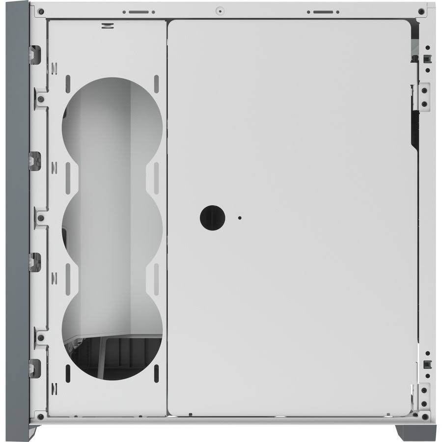 White Tempered Glass Mid-Tower ATX PC Case Z43510