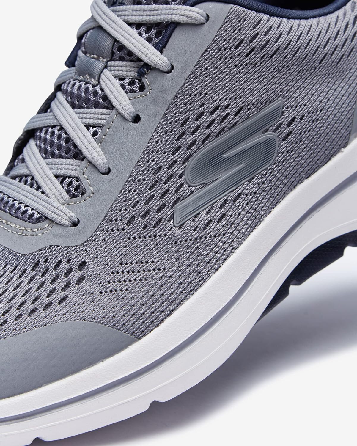 Grey Navy Athletic Walking Shoe K798199