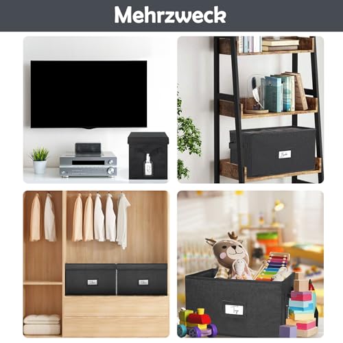 Grey Vinyl Record Storage Box with Lid X410