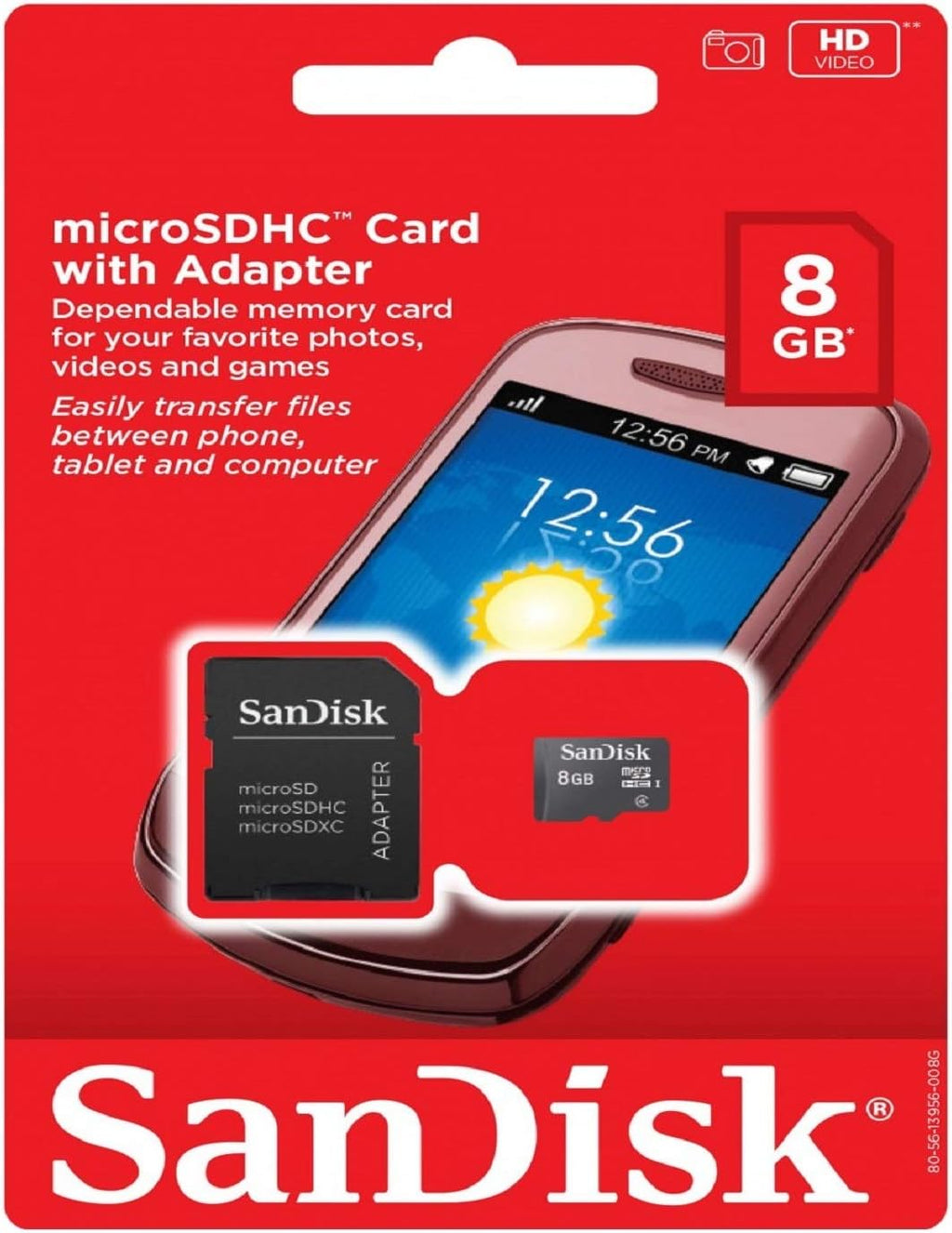 8GB Class 2 microSDHC Card Pack of 2 P675