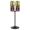 2 Red Vending Machines with Stand U389