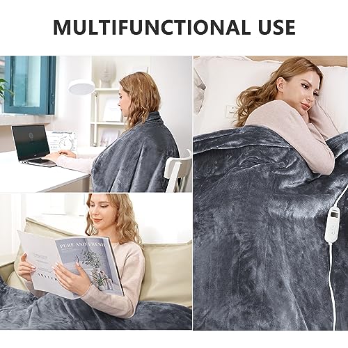 Full Size Flannel Electric Heated Blanket, 72" x 84" V188126