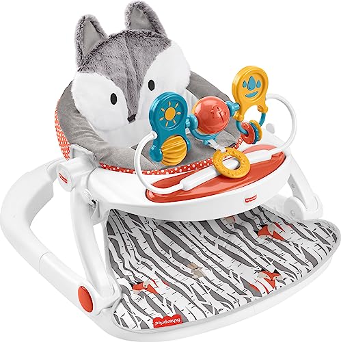 Portable Baby Chair Floor Seat with Removable Toys and Snack Tray P996
