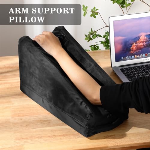 Dark Gray Arm Elevation Pillow with High Density Foam I552990