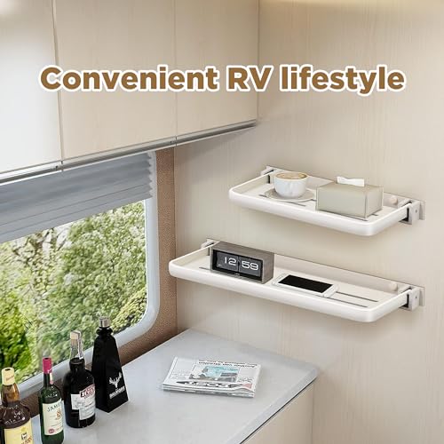 Aluminum Wall-mounted Foldable Shelf (16 inch) N2205