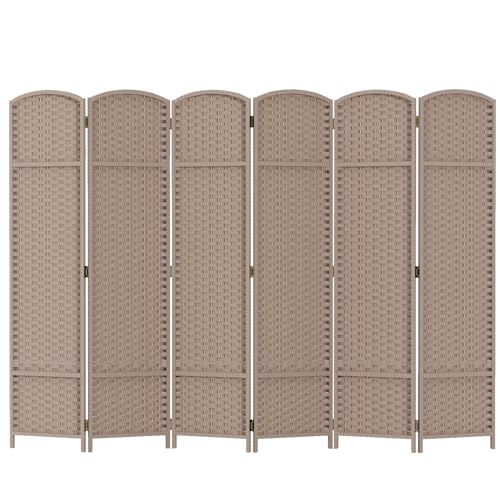 Brown 4 Panel Room Divider R923