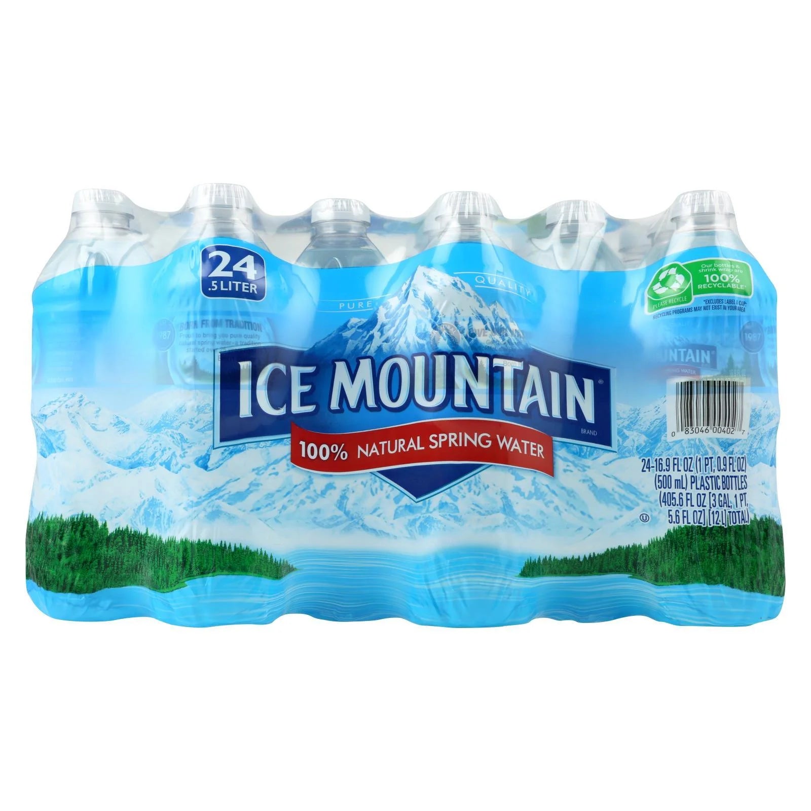 Natural Spring Water 24/500 mL S401355