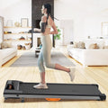 Under Desk Treadmill, 2 in 1 Portable Walking Jogging Running Machine with Remote Control, LED Display, 330lbs X975112