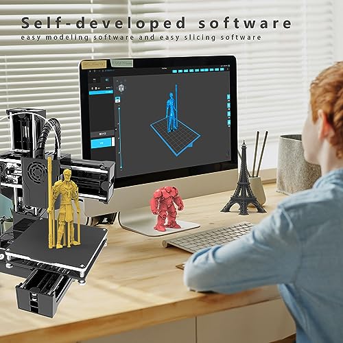 Mini 3D Printer, Entry-Level 3D Printer with High Printing Accuracy W240