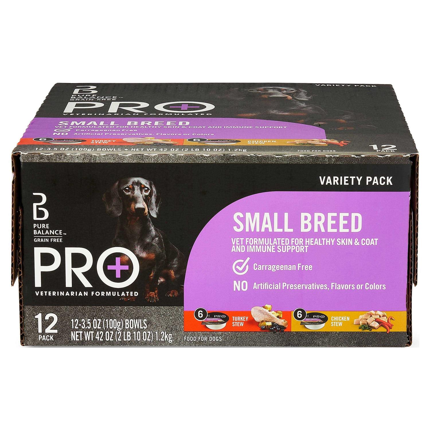 Small Breed Turkey and Chicken Stew Variety Pack Wet Dog Food 3.5oz Cups N902