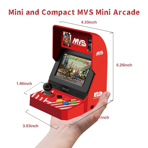 Mini Home Arcade Machine with 45 Pre-Loaded Classic Games, 3.5inch Screen W995309